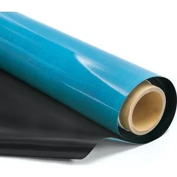 Kancelářský nábytek Pokovená fólie na magnetické tabule, samolepicí černá pro křídy, popisovací, šířka 120 cm, metráž