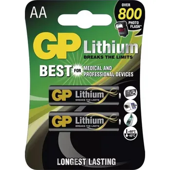 Článková baterie GP Lithium Battery AA (FR6) 2 pack