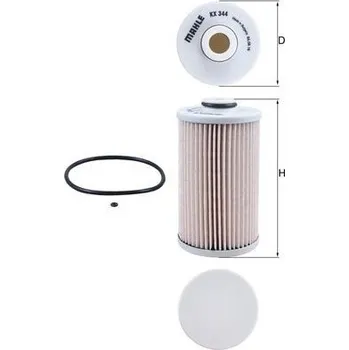 Filtr do auta Palivový filtr MAHLE KX 344D