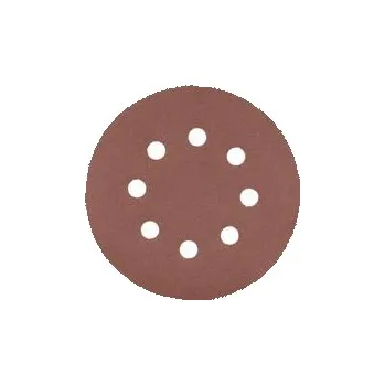 Brusný kotouč Högert Brusný kotouč s otvory 5 ks 125 mm, G80 5 KS