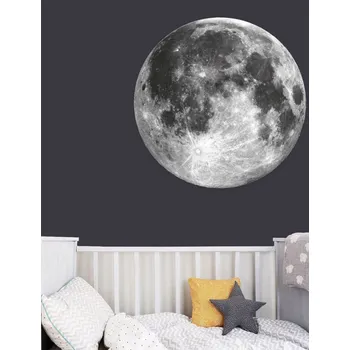 Samolepící dekorace Originální samolepka na zeď měsíc 45 cm