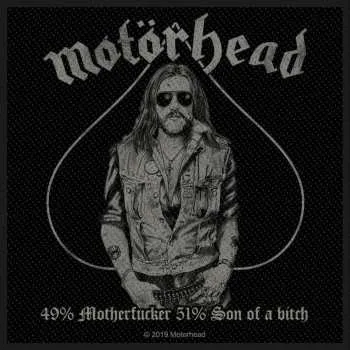 Nášivka Merch Motörhead: Nášivka 49% Motherfucker