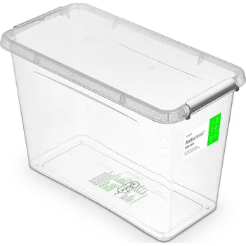 Dóza na potraviny Orplast Box antibakteriální 13,0 l, 40x20x26cm, transp.plast