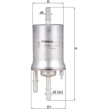 Palivový filtr Palivový filtr MAHLE KL 572