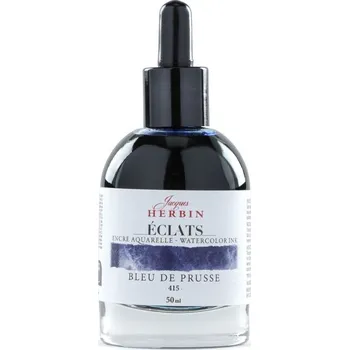 Herbin Jacques akvarelový inkoust (50ml) pruská modrá