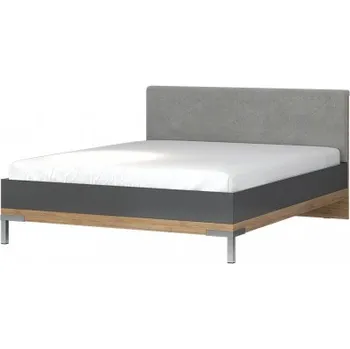 Postel Postel 180x200 Orfea - šedá/ořech pacific