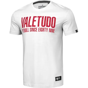 Pánské tričko PitBull West Coast - pánské triko VALETUDO CHAMPIONS bílé L
