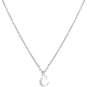 Náhrdelník Šperky4U Ocelový náhrdelník, písmeno - OPD0339-C