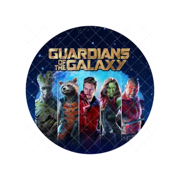 Jedlá dekorace na dort STRÁŽCI GALAXIE, VARIANTA Jedlý papír 1722