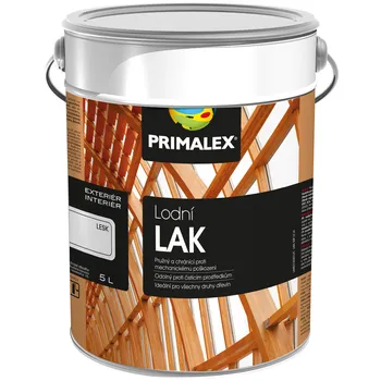 Lak na dřevo Primalex Lodní lak 5 l, bezbarvý lesk