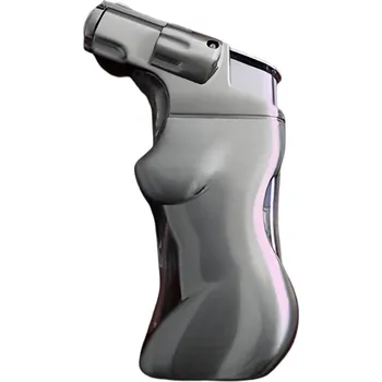 Zapalovač Plynový zapalovač Pistole vs žena, Barva zapalovače šedý