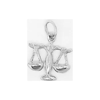 Přívěsek Stříbrný přívěsek měsíční znamení váhy - P 460 (Stříbrné měsíční znamení)