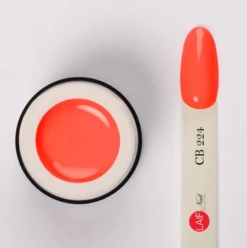 Umělé nehty Laif Barevný UV/LED gel červený CB 224 Tenerife 6ml