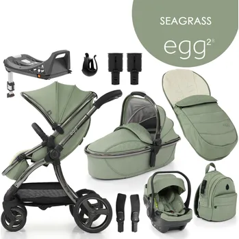 Kočárek BABYSTYLE set 9v1 Egg2 Seagrass