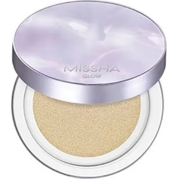 Make-up MISSHA Glow Layering Fit Cushion SPF50+/PA++++ - Rozjasňující vrstvitelný cushion No.21 Fair