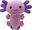 Cozy Noxxiez Axolotl 20 cm, fialový
