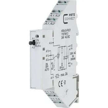 Relé Spojovací modul 24, 24 V/AC, V/DC (max) 1 přepínací kontakt Metz Connect 11070613 1 ks