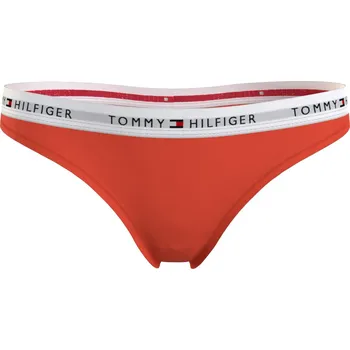 Dámské spodní prádlo TOMMY HILFIGER DÁMSKÁ TANGA THONG UW0UW03835 ORANGE SNX Velikost: XS