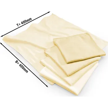 Utěrka G.Gastro (10 Kusů) Utěrka z mikrovlákna žlutá - 40 x 40 cm