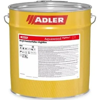Lak na dřevo ADLER Acryl-Fensterfüller HighRes bílá (Weiß, Neu) 25 kg