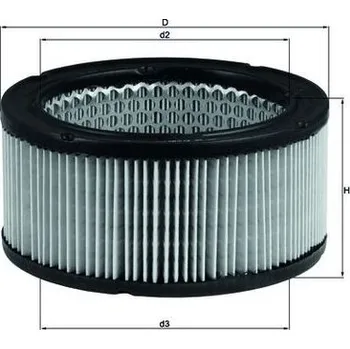 Filtr do auta Vzduchový filtr MAHLE LX 213