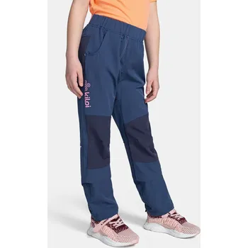 Chlapecké oblečení Dívčí outdoorové kalhoty Kilpi Karido-JG dark blue 110