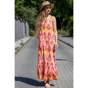 Dámské šaty Only dámské vzorované midi šaty Alma růžové Velikost: S