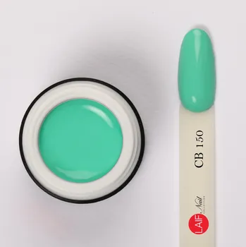 Umělé nehty Laif Barevný UV/LED gel zelený CB 150 Acquamarine 6ml