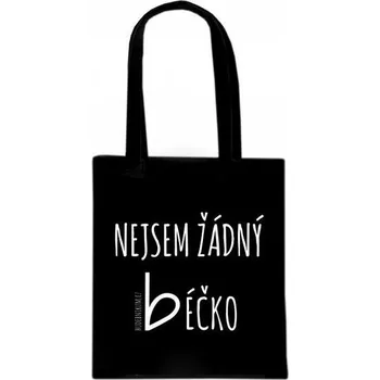 hudebnikum.cz Taška NEJSEM ŽÁDNÝ BÉČKO - dlouhá ucha, černá