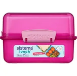 Sistema Krabička na oběd Lunch Cube 1,4l Barva: růžová