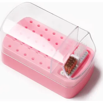 ODEL Stojan na frézy s kartáčky růžový