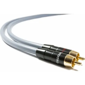 Audio kabel Melodika RCA (Cinch) x2 - RCA (Cinch) x2 kabel 4m šedý