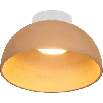 Luxcambra Stropní ručně vyráběné hliněné svítidlo Absis Ceiling Průměr: 170 mm, Barevná varianta: Bílá / Terracotta 1587