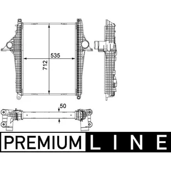 Chladič motoru Chladič turba MAHLE CI 147 000P