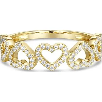 Prsten Zlatý prsten AURINO se zirkony R25630QCZZ4Y-54