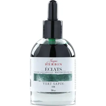 Herbin Jacques akvarelový inkoust (50ml) borovicová zelená