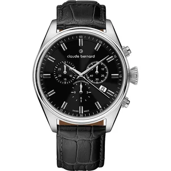 Hodinky Claude Bernard 10254 3C NIN Proud Heritage quartz chrono