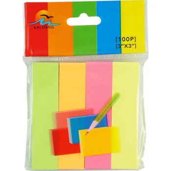 Samolepící bloček ITM Barevné samolepící bločky - záložky (4 ks)