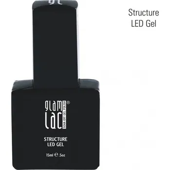 Lak na nehty GlamLac Podkladový Base LED/UV gel - Structure 15ml 100ml: 100ml