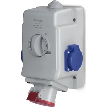 Elektrická zásuvka Scame Optima 513.1657-2FNR