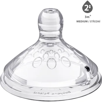 dudlíky BabyOno Dudlík antikolikový střední průtok M NATURAL NURSING 1 ks 3m+