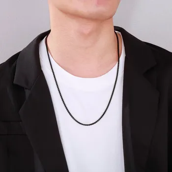 Řetízek Řetízek z chirurgické oceli Keel 3mm Black NC-153B