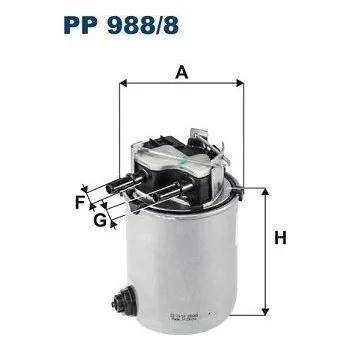 Palivový filtr Palivový filtr FILTRON PP 988/8