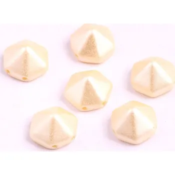 Korálek Dvoudírkový hexagon č160