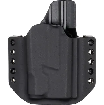 Příslušenství pro sportovní střelbu RH Holsters OWB - CZ P-10 C OR + Inforce WILD1 - vnější kydexové pouzdro - poloviční sweatguard - černá/černá Pouzdro je pro: Levák