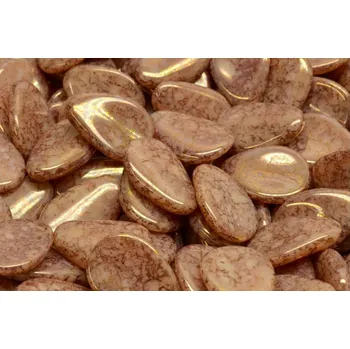 Korálek Lístek sasanky 11x16mm č. 56 (11x16mm)