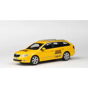 Plastikový model Abrex Škoda Superb II Combi (2009) - AAA Taxi