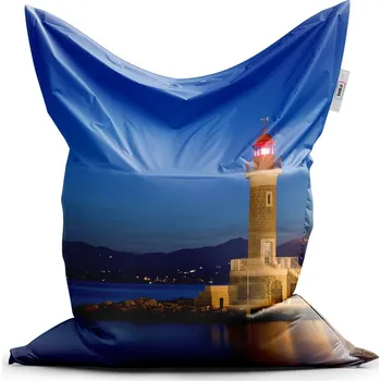 Sedací pytel Sablio Sedací vak Classic Noční maják - 150x100 cm