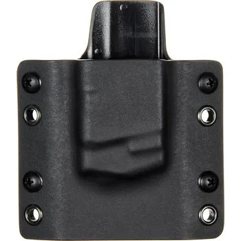 Příslušenství pro sportovní střelbu RH Holsters OWB - Glock 36 - vnější kydexové pouzdro na 1 zásobník - plný sweatguard - černá/černá Umístění pouzdra: Pravý bok (levák)