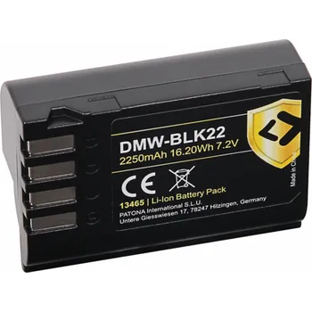 PATONA baterie pro foto Panasonic DMW-BLK22 2400mAh Li-Ion Protect